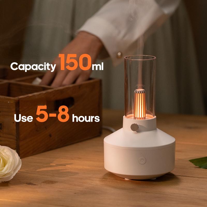 Ledambient Light Портативный Мини Арома Диффузор Usb Увлажнитель воздуха Эфирное Масло Ночник Холодный Туман Распылитель Для Дома Подарок