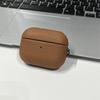 Роскошный чехол из натуральной кожи для AirPods Pro 3 Чехол AirPods Pro 2 Airpods 4 Airpods 3 Чехол Кожа Коровы с Рисунком Личи с Пряжкой