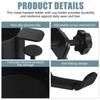 NUOLUX Drink Holder Headphone Stand Desk Cup Holder 360 Degree Rotation Earphone Storage Hook Aluminum Alloy Desk Organizer Multifunctional Cup