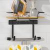 Ironing Board Rack Storage Large Metal Portable Organization Electric Iron Holder Wall Mounted