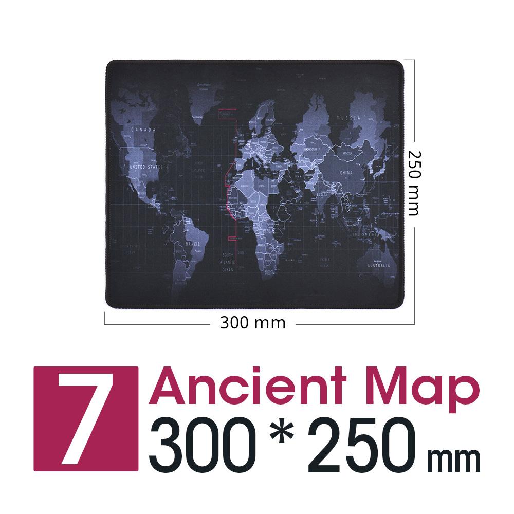 New World Map Speed Locking Edge Large Natural Rubber Mouse Pad Waterproof Game Desk Mousepad Keyboard Mat for Warcraft Dota LOL