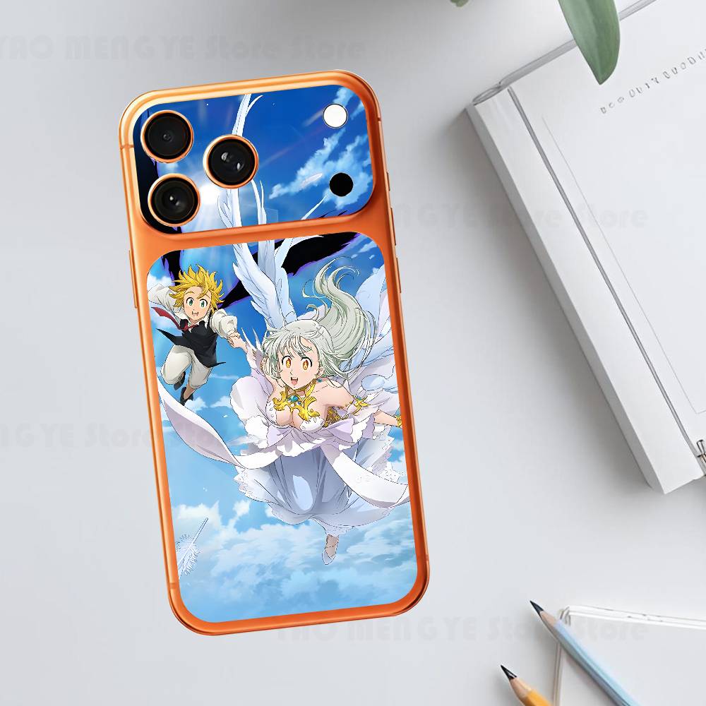 Мелиодас Бан Диана Гоутер Для IPhone 17 Pro ProMax Полная Задняя Крышка Наклейка Обёртка Плёнка Защитная Наклейка На Заднюю Панель