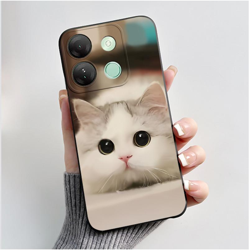 Милый Чехол Для Infinix Smart 7 HD / Smart 7 Plus Fundas Coque Печатный Корпус Защитная Крышка Мягкий Силикон Мультяшный Чехол для Телефона