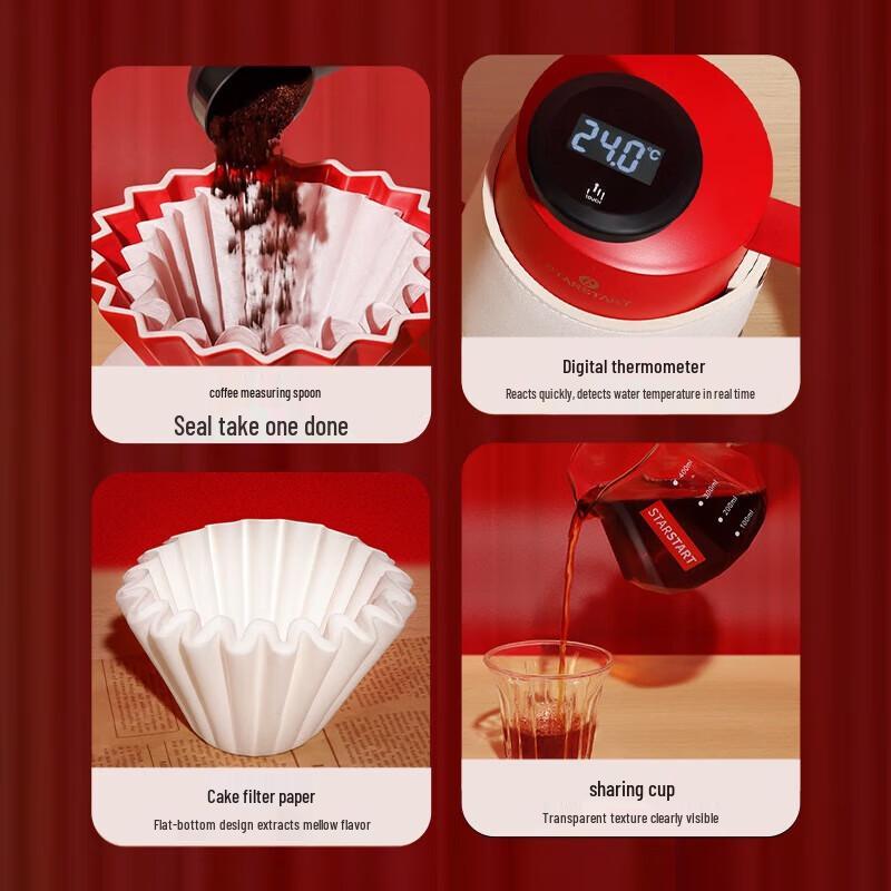 Подарочный набор для приготовления кофе методом пуровер STAR-START