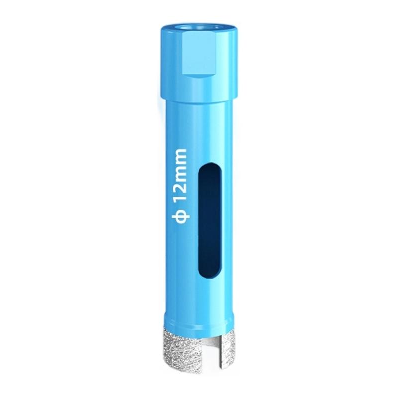 652F Thickened Diamantine Tip Grinder Hole Cutter 5 Segment Blade Design Reduced Vibration Clean Cutting for Glass Tile