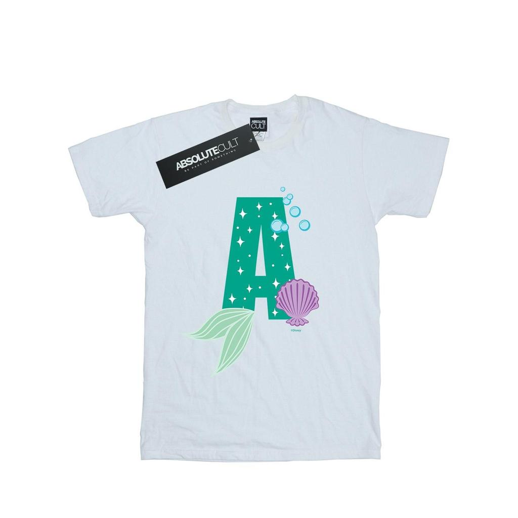 Disney Mens Alphabet A Is For Ariel T-Shirt