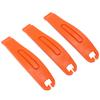 3Pcs   Tire Lever High Strength Ergonomic Bike Tire Removal Tool for Road Bike and Mountain Bike Tires Orange