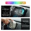 New Car Air Outlet Cooling Fan USB Color Light Low Noise Auto Interior Automotive Supplies Cooler Multifunction Mini Car Fan