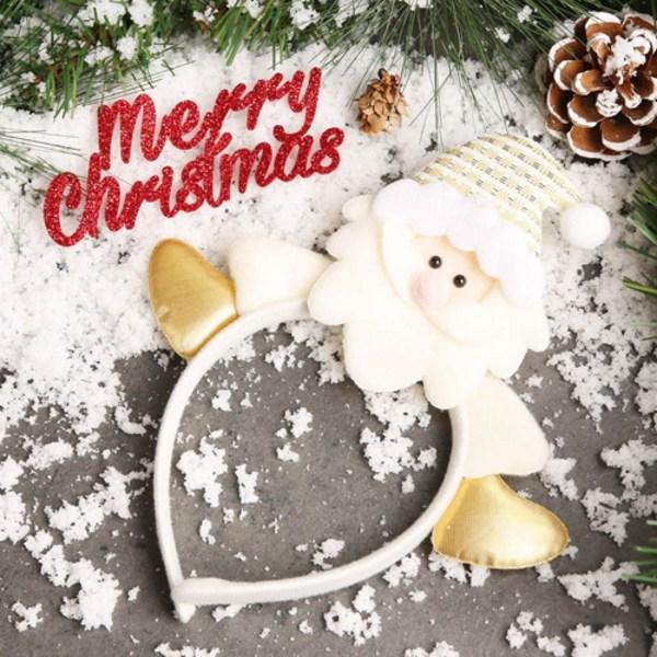 Party Christmas Blonde Headband, Santa, 4 Pieces
