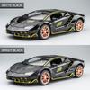 Масштаб 1/24 Lambo LP770-4, литая под давлением модель автомобиля, игрушечный автомобиль с откатным механизмом, звуком и светом для детей, коллекция подарков для мальчиков и девочек