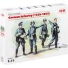 ICM 1/35 German Infantry 1939-1942 Plastic Model Kit 35639