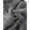 Daks Unisex Light Gray Check 100  Cashmere Reversible Muffler Dbmu4f803g2
