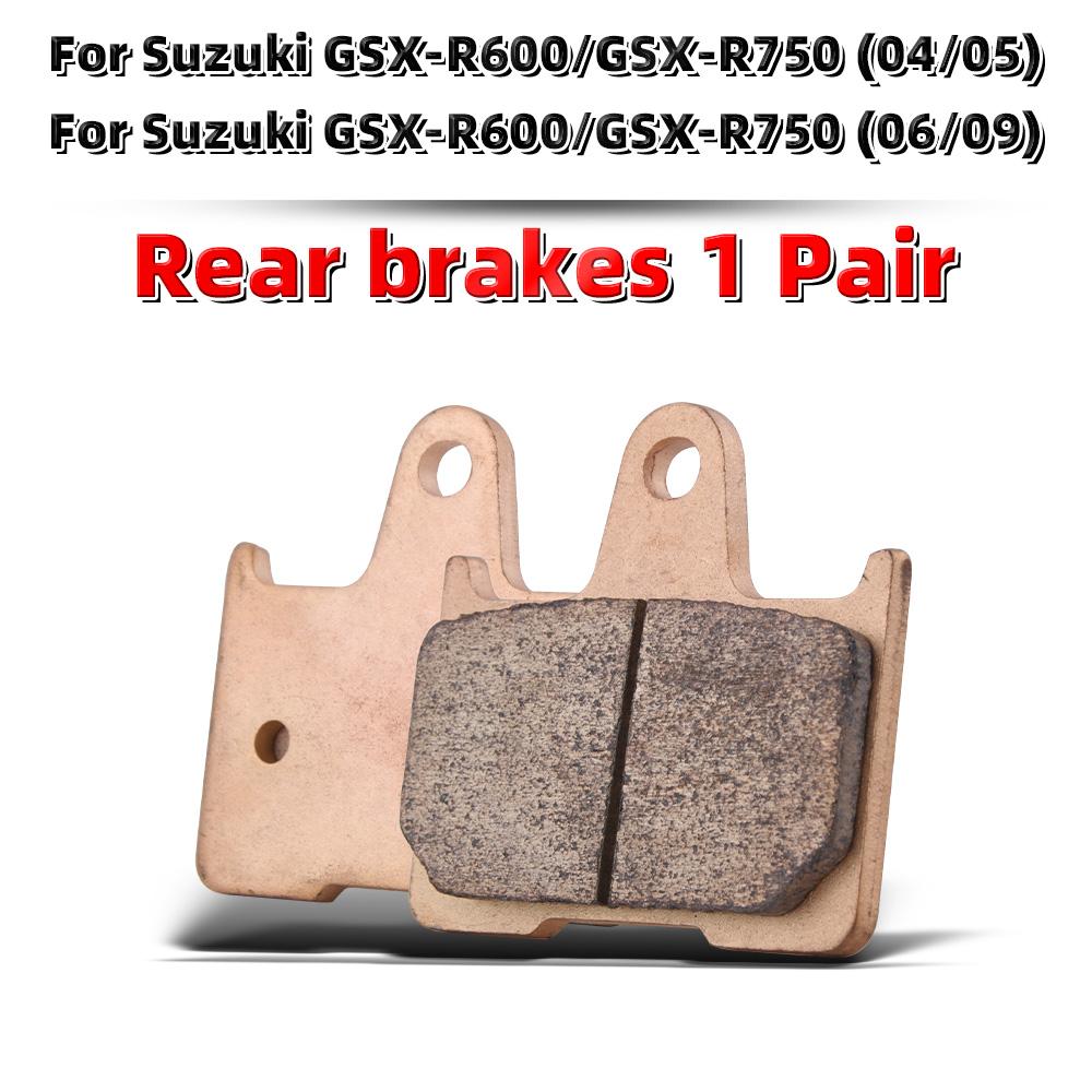 MRRANGT Motorcycle Sintered Metal Brake Pads Set Fits For Suzuki GSXR600 GSXR750 2004-2016 Front and Rear Brake Pads Kit