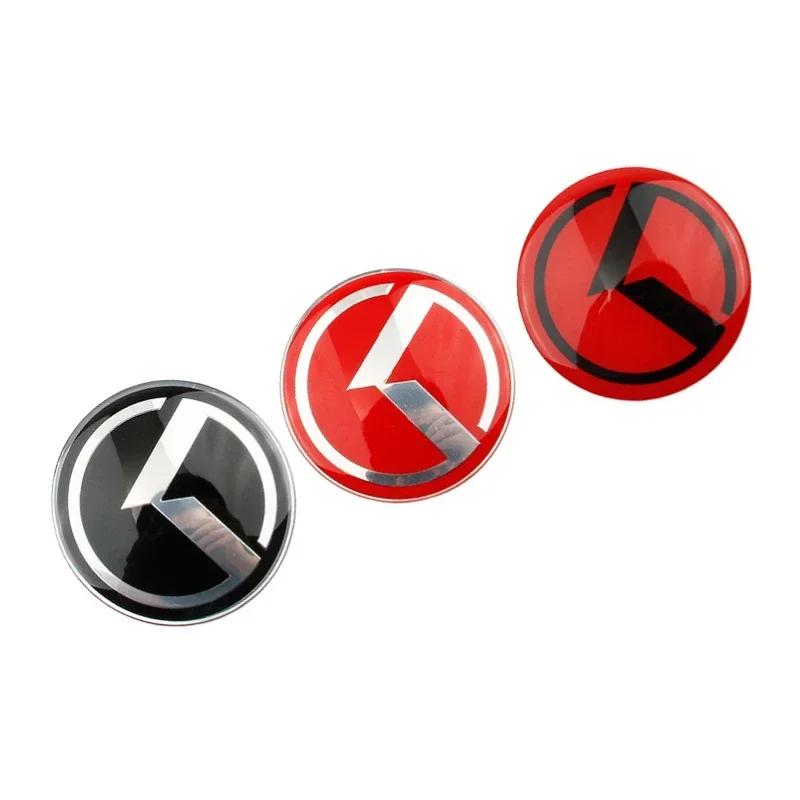 ABH3   4PCS 60MM Car Wheel Center Hub Sticker for KIA K3 K5 K2 K7 K9 KX3 Stinger Forte Sportage R Rio Soul Ceed Sorento Accessories