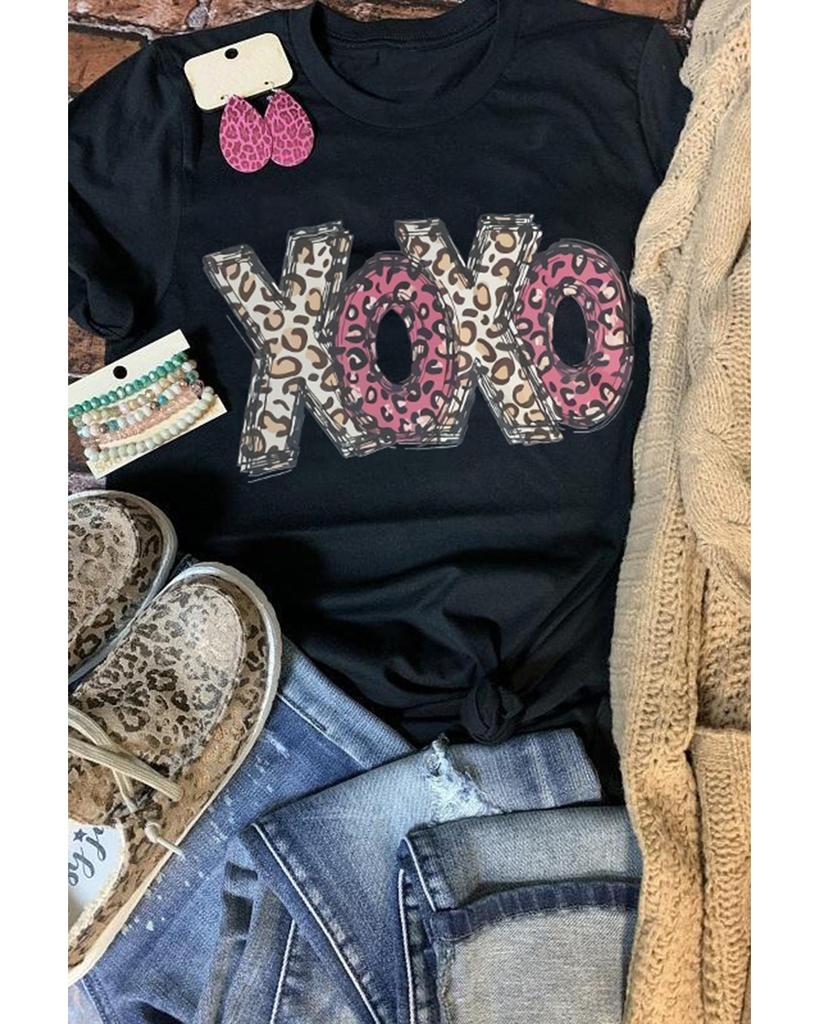 Azura Exchange Футболка с леопардовым принтом