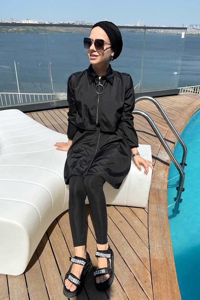 Женский Мусульманский Скромный Исламский Полный Чехол Буркини Пляжный Купальный Костюм Купальники Хиджаб Пляжная Одежда Купальник 