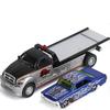 Movable Joint Rescue Engineering Vehicles Diecast Metal City Rescue Trailer Toy  Gifts for Kids