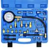 Fuel Pressure Tester Gauge Kit 140PSI Automotive Engine Injector Pump Test Motorcycle Gasoline Gas Injection Manometer Tool Set