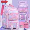 2023 Водонепроницаемый легкий рюкзак для девочек от 1 до 6 лет с защитой позвоночника, большой вместимости