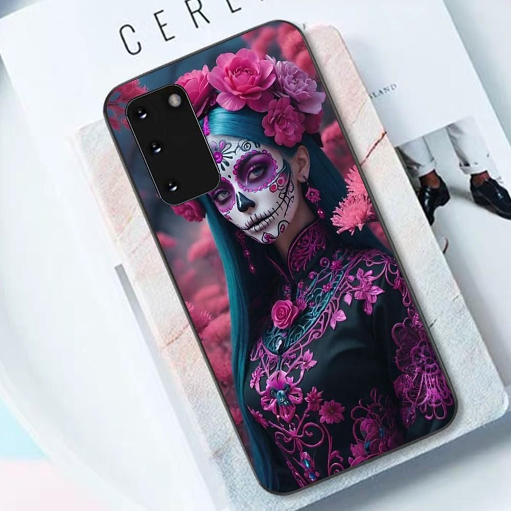 Чехол для телефона Catrina Красивая Девушка Роза Череп для Samsung S 9 10 20 21 22 23 30 23 24 Plus Lite Ultra FE S10lite Fundas