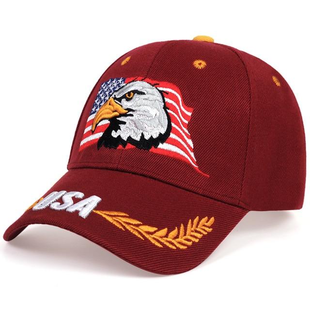 Men 'S Baseball Cap Fashion Snapback Caps For Women Patriotic Embroidery American Eagle And Flag Usa Dad Hat Trucker Hats Gorras