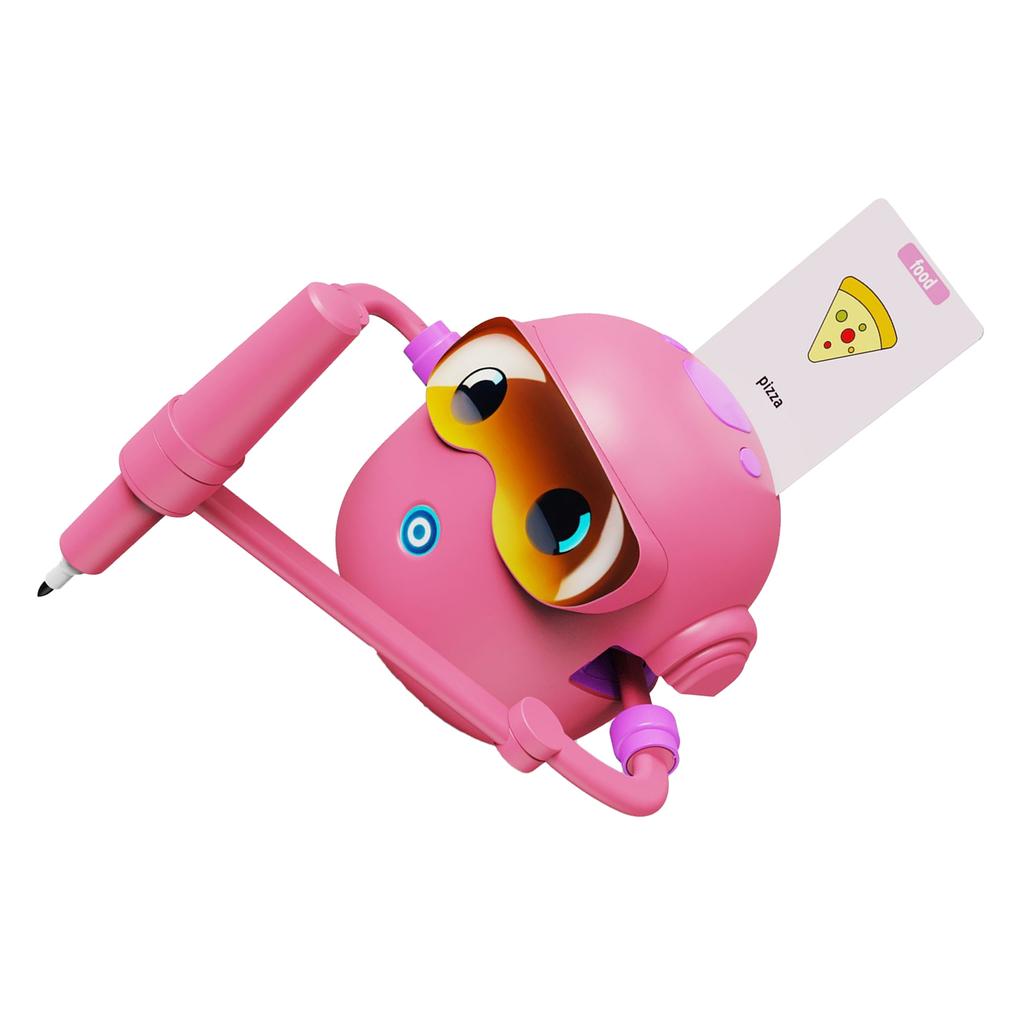 Drawing Robot Early Educational Automatic Painting Learning Toy with 100 Cards and Color Pens for Kids