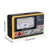 Insulation Resistance Meter Digital Ohmmeter  Handheld Insulation Tester Megameter 0 2000M Ohm  1000V High Accuracy