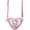 San Art Sanrio Characters Clear Pochette Hello Kitty Heart-Shaped SAN-0083-PK