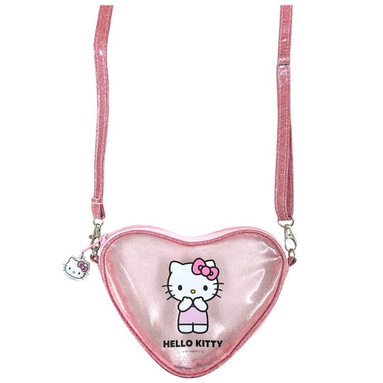 San Art Sanrio Characters Clear Pochette Hello Kitty Heart-Shaped SAN-0083-PK