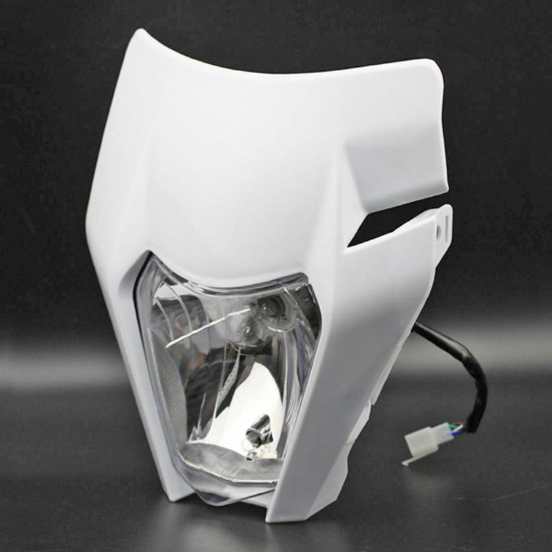 1Pcs For Xc Sx Sxf Xcw 125 To 500 Smr 2021 2022 Dirt Bike Plastic Kit Enduro Motorcycle Mask Headlight For Exc Accessories