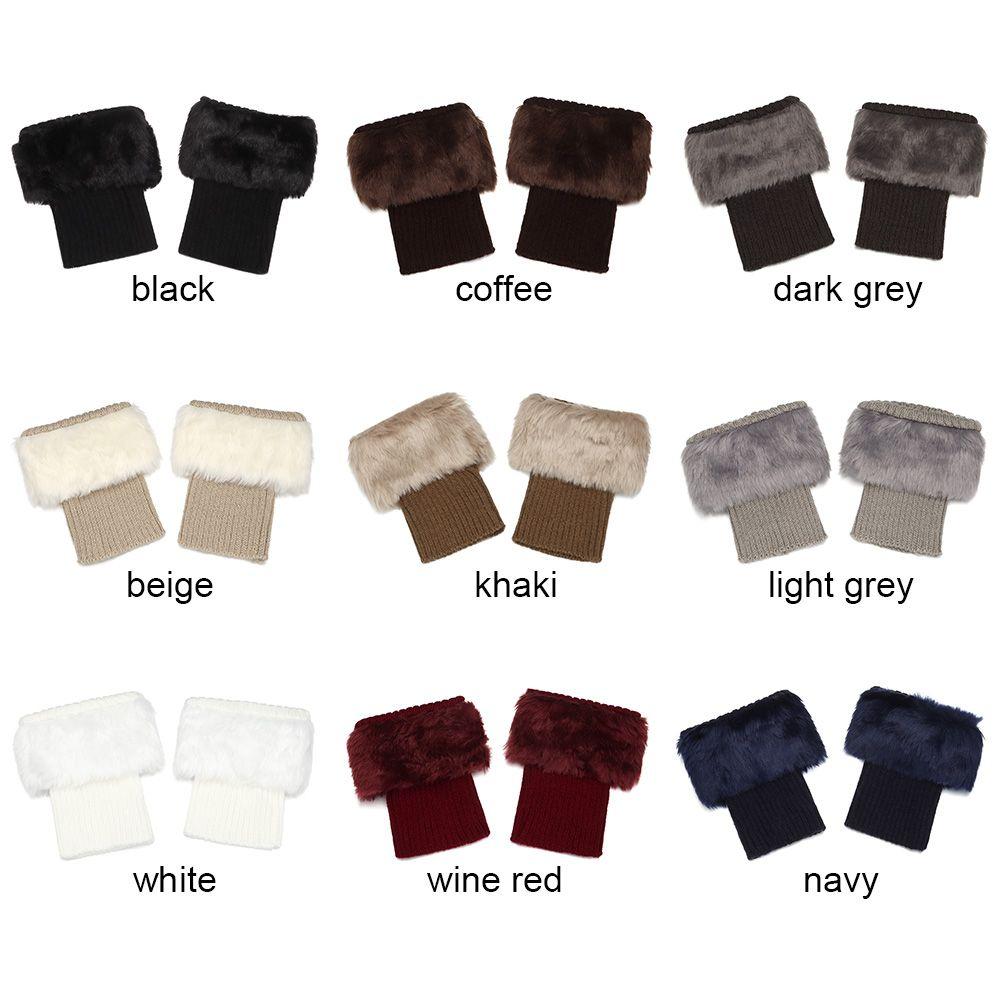 New Girls Women Boot Socks Leg Warmers Socks Boot Warmers Knitting