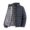 Men's Lightweight Graphene Down Jacket - 80% White Duck Down, Warm and Casual