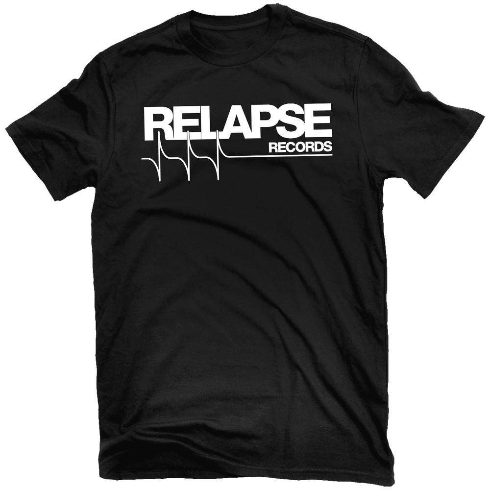 RELAPSE RECORDS Logo T-Shirt NEW! Relapse Records TS2253 Unisex T-Shirt