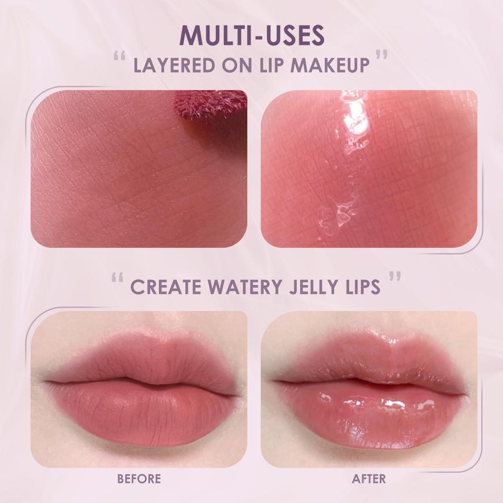 Day Night Instant Lip Plumper Oil Lasting Nourishing Repairing Reduce Lip Fine Line Moisturizing Anti Dry Lip Enhancer Care 2PCS