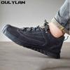 Oulylan Men's Labor Insurance Shoes Are Breathable In All Seasons Anti-smashing Anti-piercing Ladle Wear-resistant Safety Shoes