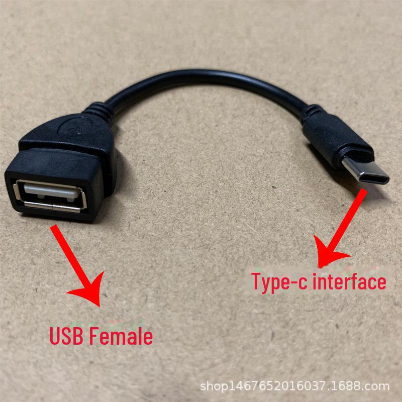 Адаптер Micro USB OTG для литья под давлением, черный, кабель передачи данных типа «мама» V3/V8