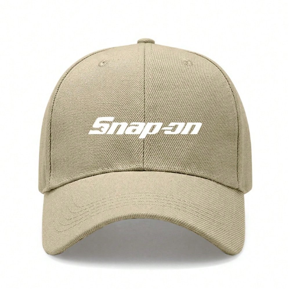 Черная Бейсболка - Принт "Snap-on" Регулируемая Дышащая Легкая Повседневная Уличная Бейсболка Для Мужчин Женщин, Кепка Snapback