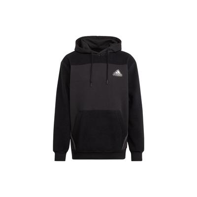 adidas Толстовка с капюшоном Essentials Holiday Pack, черная/углеродная, мужская, уличная одежда HL6901