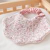 360-Degree Coverage Drool Bib Cotton Gauze Burp Cloth Soft Baby Feeding Bib  For Newborn Infants