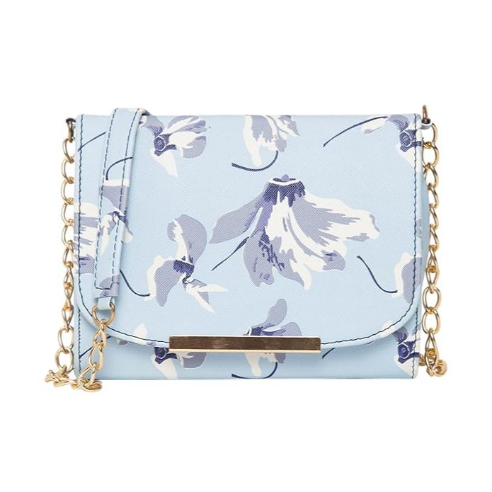 Women Girls Floral Print Sling Bag