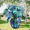 Art Flower Painted Window Decoration Hanging Acrylic Window Decoration Hanging, Creative Lighting Craft Pendant Light Home Decoration Hanging