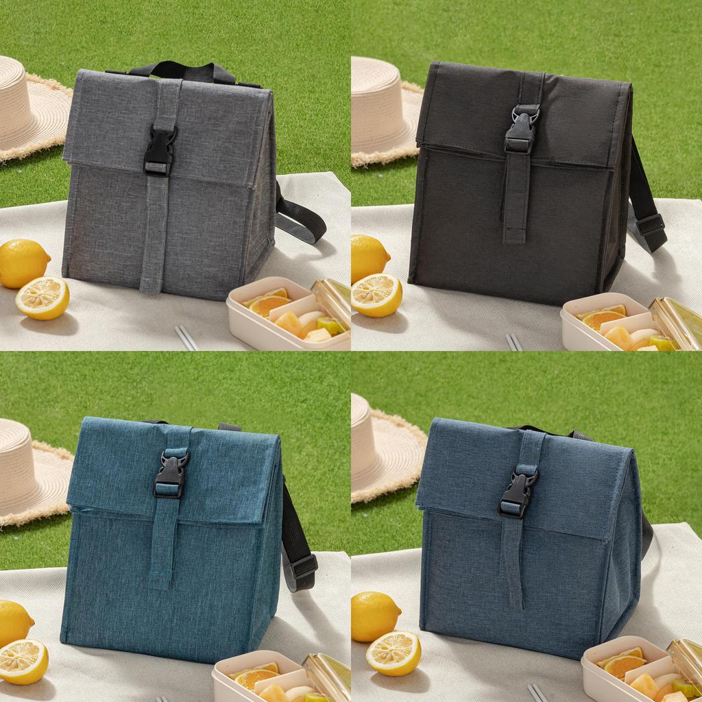 Japanese Style Insulated Food Carrier With Breathable Oxford Fabric And Multipurpose Storage