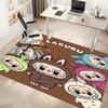 1pc labubu Print Area Rug - Soft, Washable Non-Slip Indoor Mat, Living Room, Home Office Decorative Rug,Office Decorative