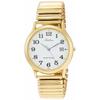 Q&Q Watch Analog Waterproof Date Metal Band D014-004 Men's Gold