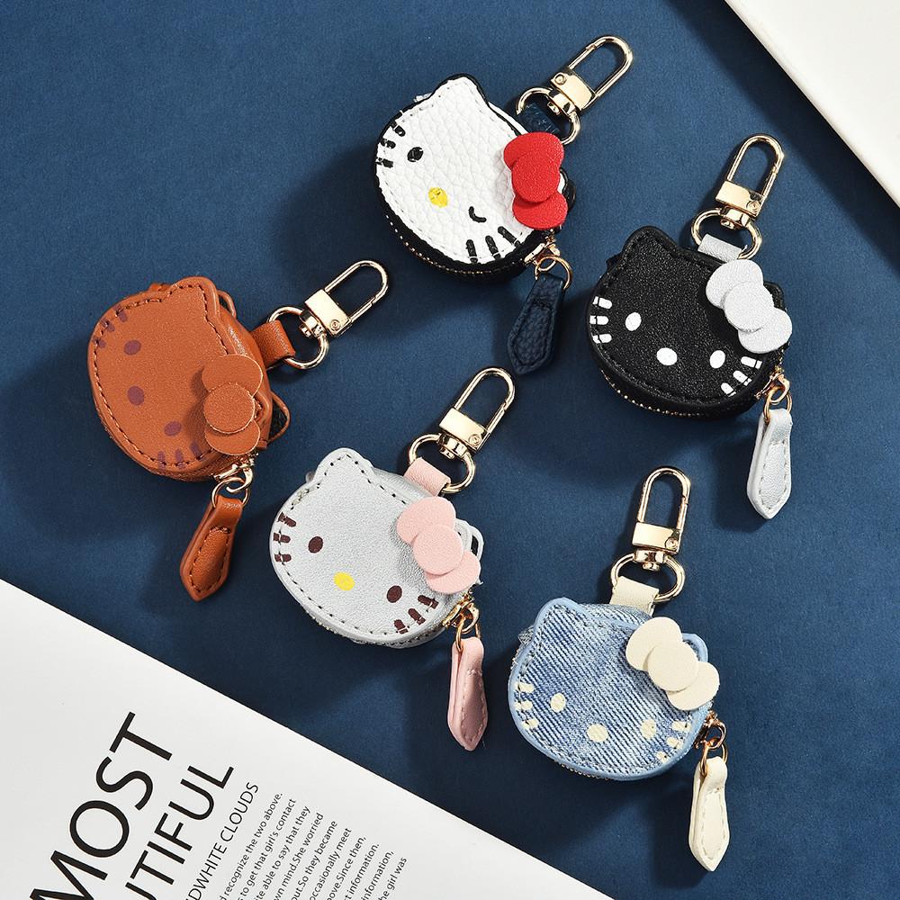 Брелок для сумки Hello Kitty с брелоком из искусственной кожи для детей и подростков
