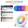 Tuya  Bluetooth LED Downlight 10W/15W Smart Ceiling Lights RGB CW+WW Dimmable Recessed Led Spot Lamp Work With Smart Life