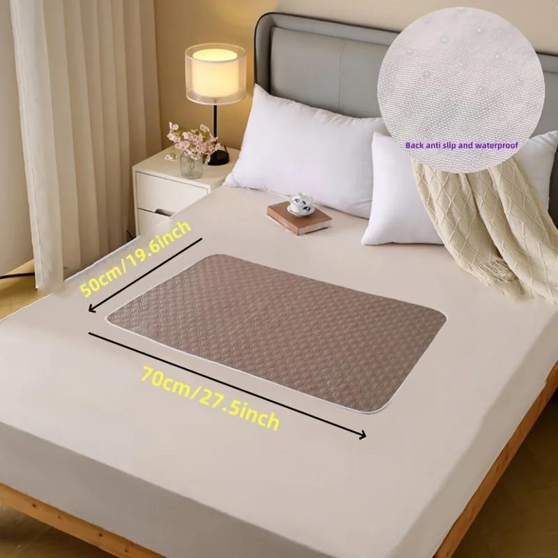 Washable Incontinence Pads for Elderly & Pets - Leak-Proof Bed Care Mats, Ideal for Menstruation & Home Use, Multiple Sizes