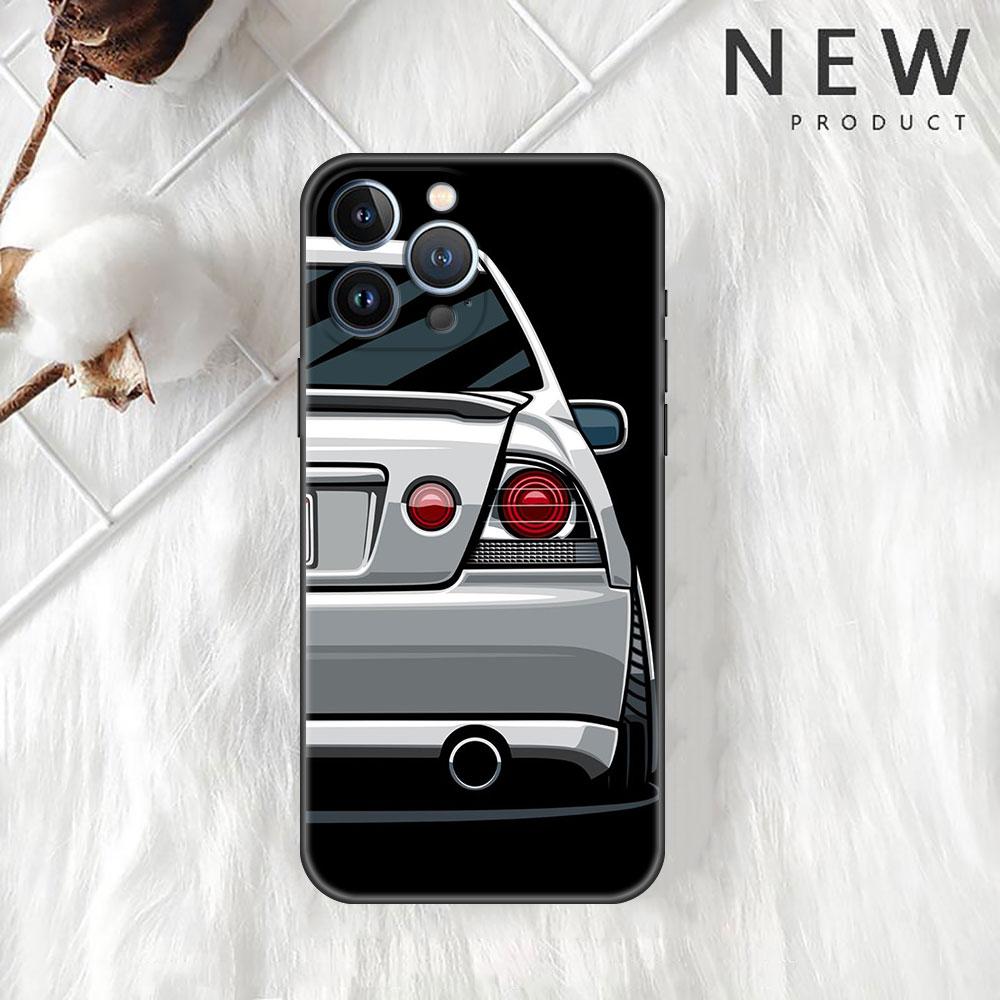 Чехол для Apple iPhone 11 13 12 14 Pro 7 Plus XR X XS Max 6 6S 13Pro SE 2022, силиконовый чехол для телефона, японский JDM, спортивные автомобили, комиксы