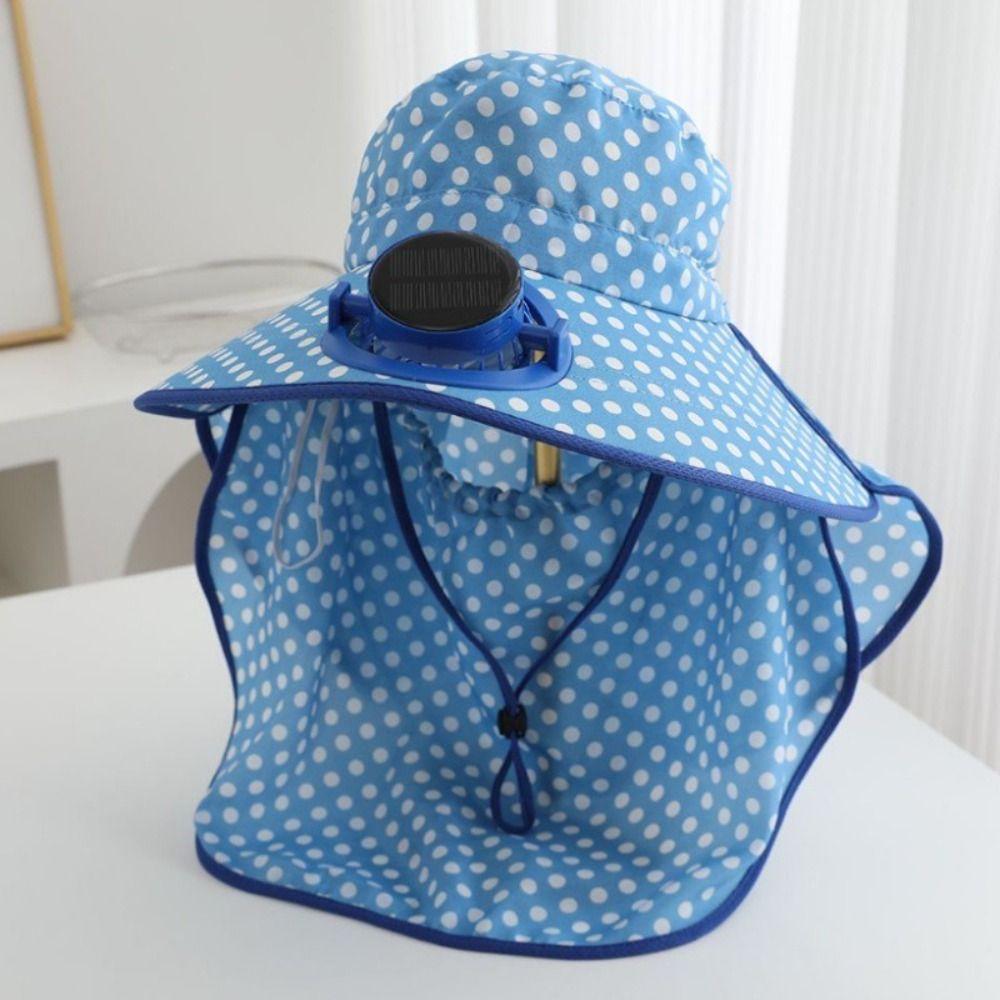 USB Charging Sun Cap Anti-UV Cooling Fan Hat Sunscreen Cap Fisherman Hat Summer Season