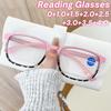 Unisex Blue Light Blocking Reading Glasses Women's Luxury Design Presbyopia Plus Diopters Retro Fashion Far Sight Eyeglasses